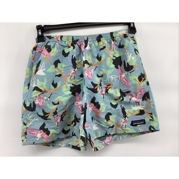 Patagonia Other - Patagonia Baggies Mens Size S Spoonbills Big Sky Blue Shorts STY57021SP20